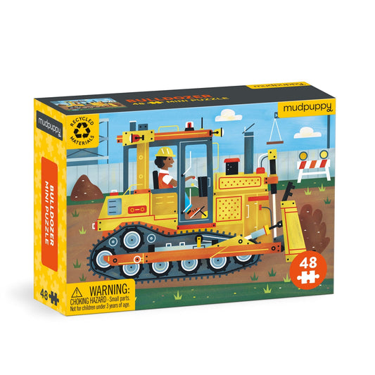 Bulldozer 48 Piece Mini Puzzle - Mudpuppy