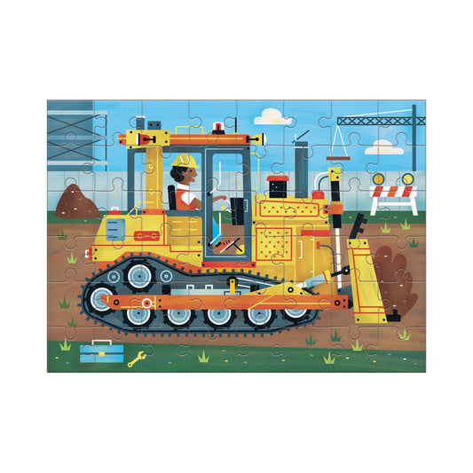 Bulldozer 48 Piece Mini Puzzle - Mudpuppy