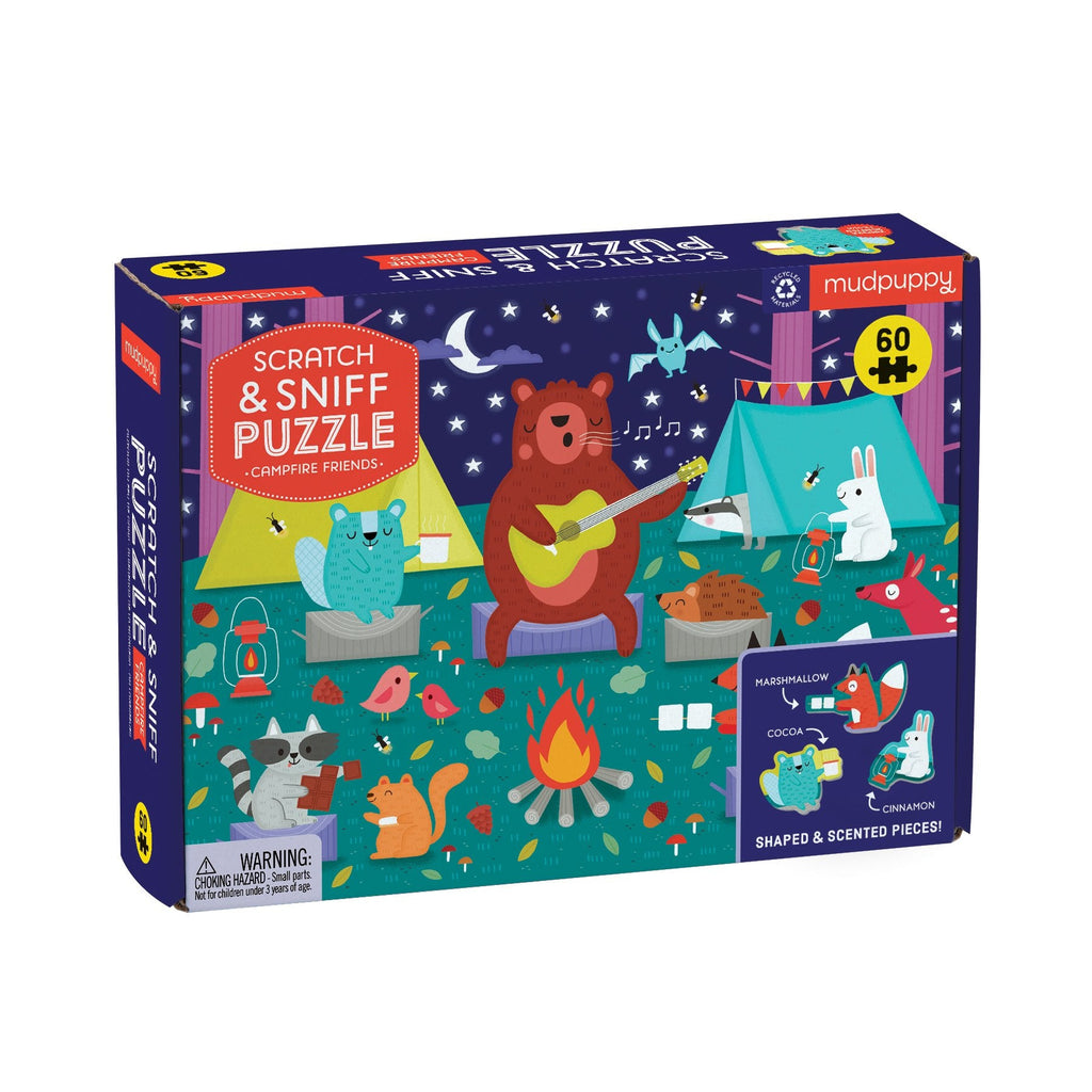 Campfire Friends Scratch and Sniff Puzzle - Mudpuppy
