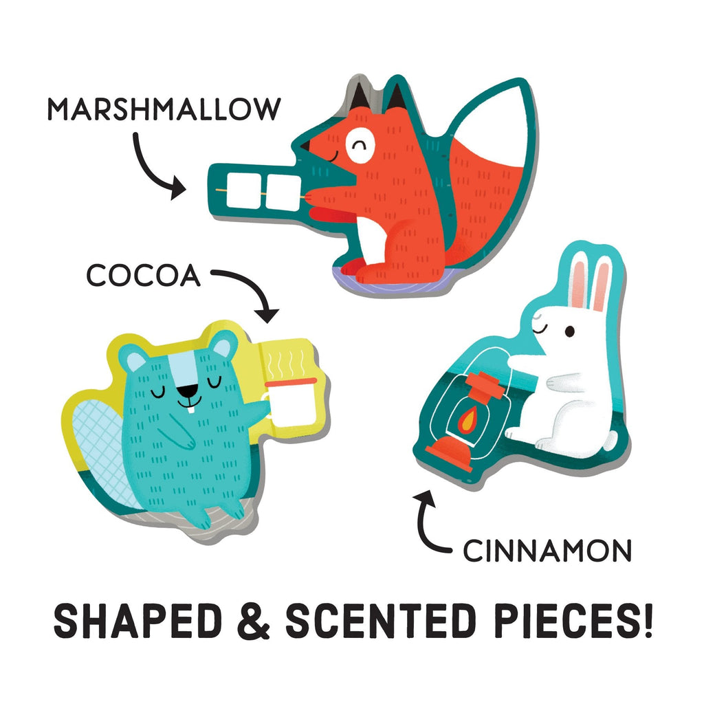 Campfire Friends Scratch and Sniff Puzzle - Mudpuppy