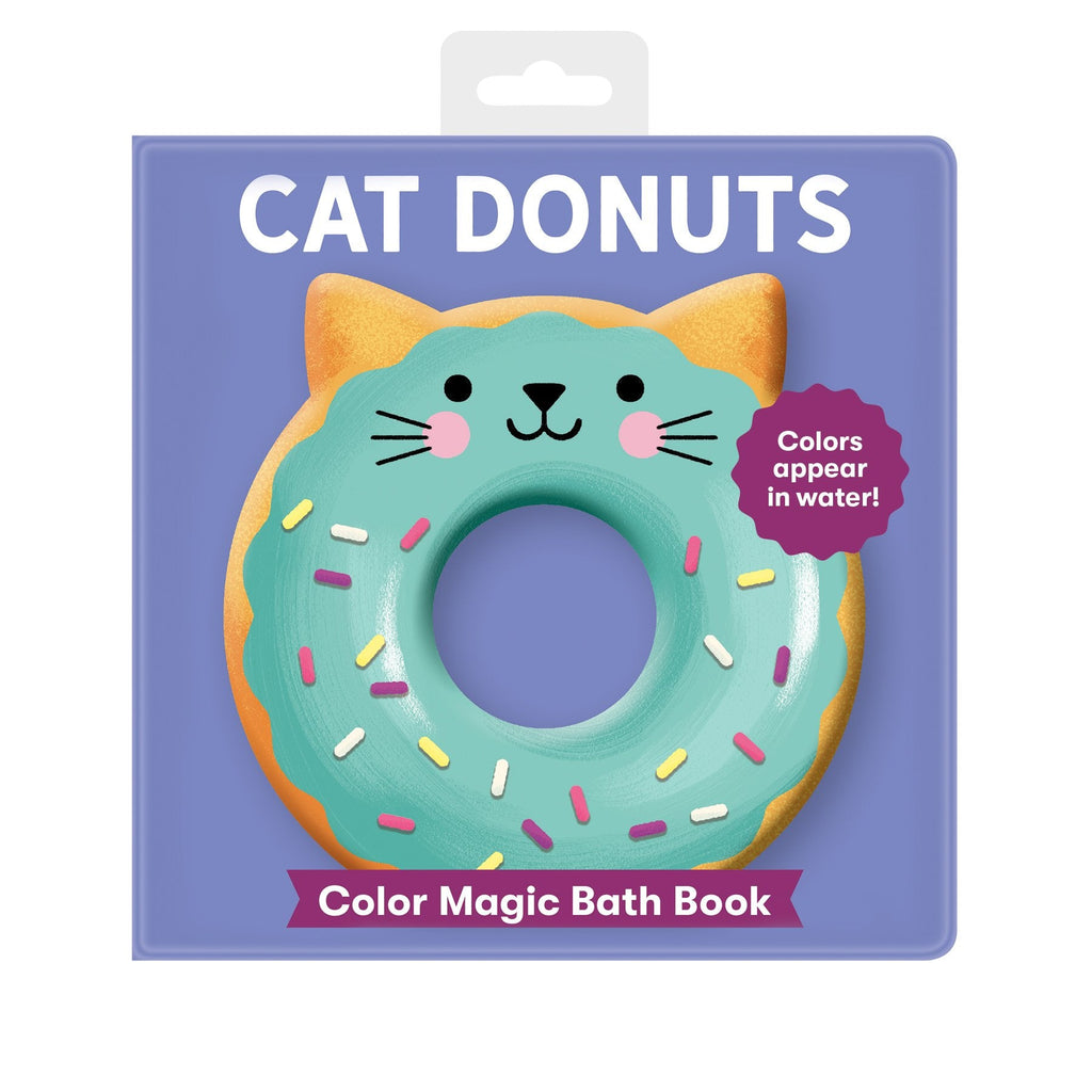 Cat Donuts Color Magic Bath Book - Mudpuppy