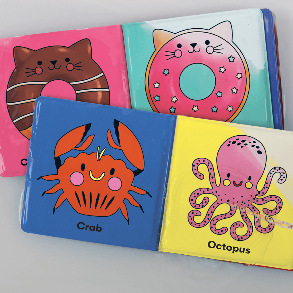 Cat Donuts Color Magic Bath Book - Mudpuppy