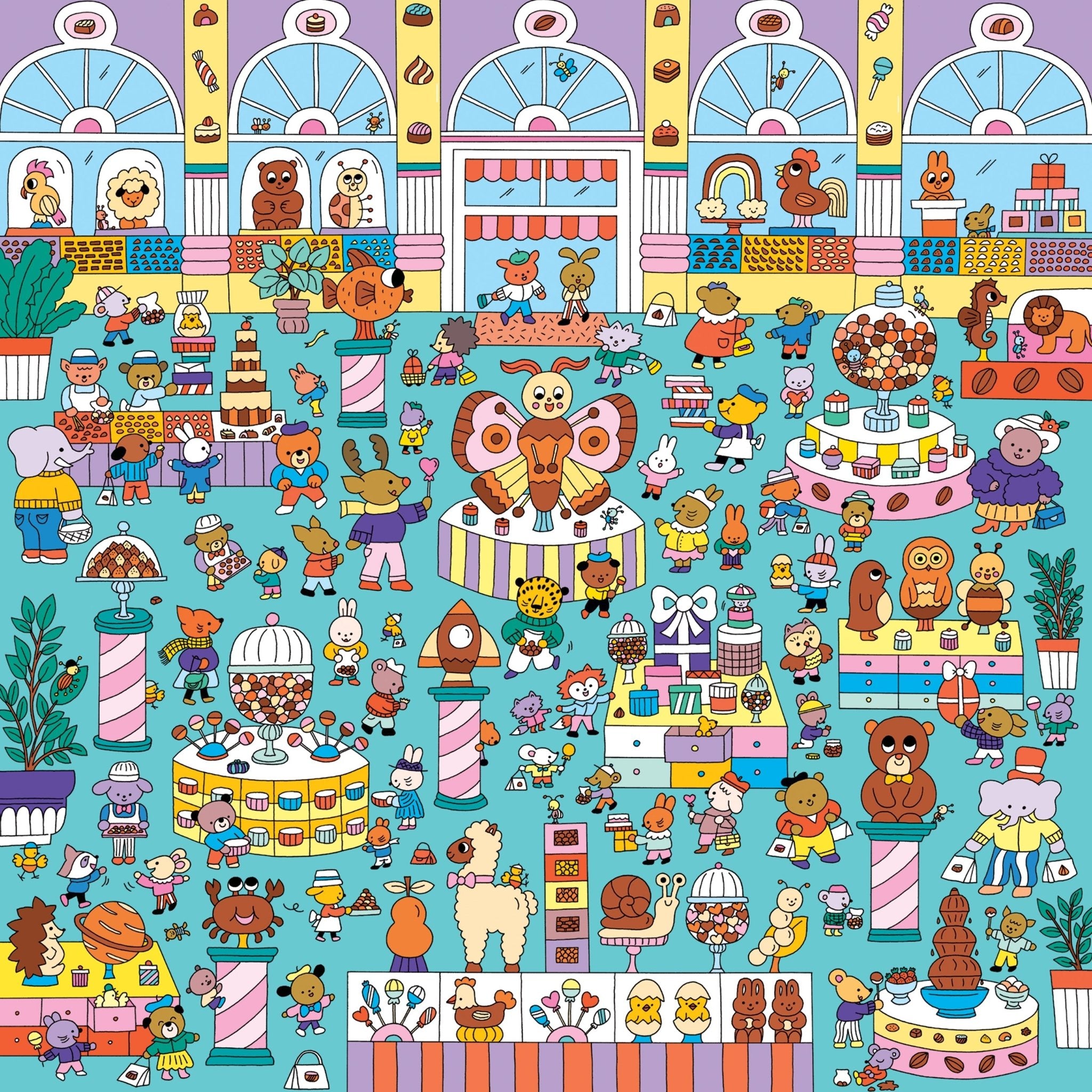 Mudpuppy Music Festival Search & Find Puzzle - 500 Piece Colorful Family Puzzle For Ages 8+