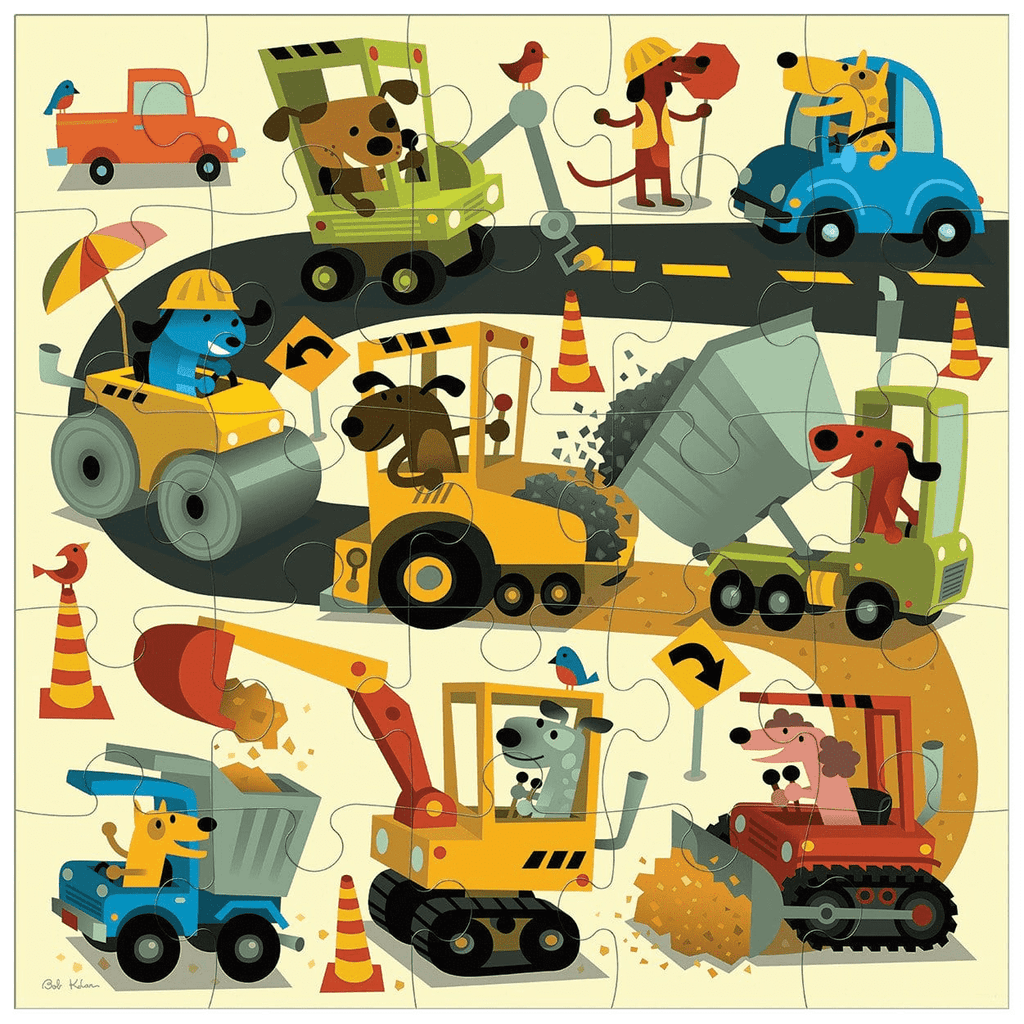 Construction Jumbo Puzzle - Mudpuppy