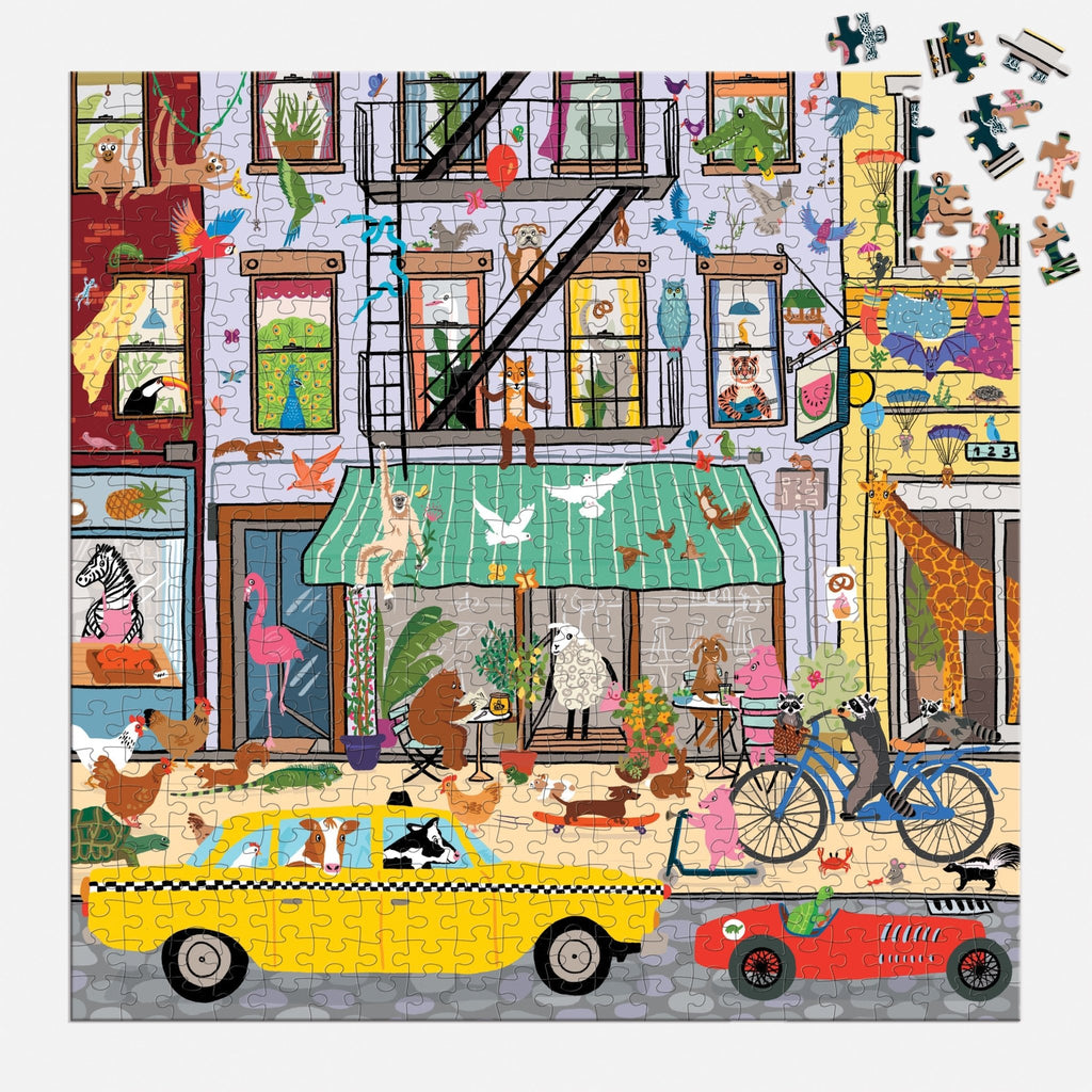 Critter City 500 Piece Family Puzzle - Mudpuppy