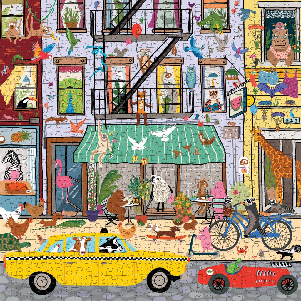 Critter City 500 Piece Family Puzzle - Mudpuppy