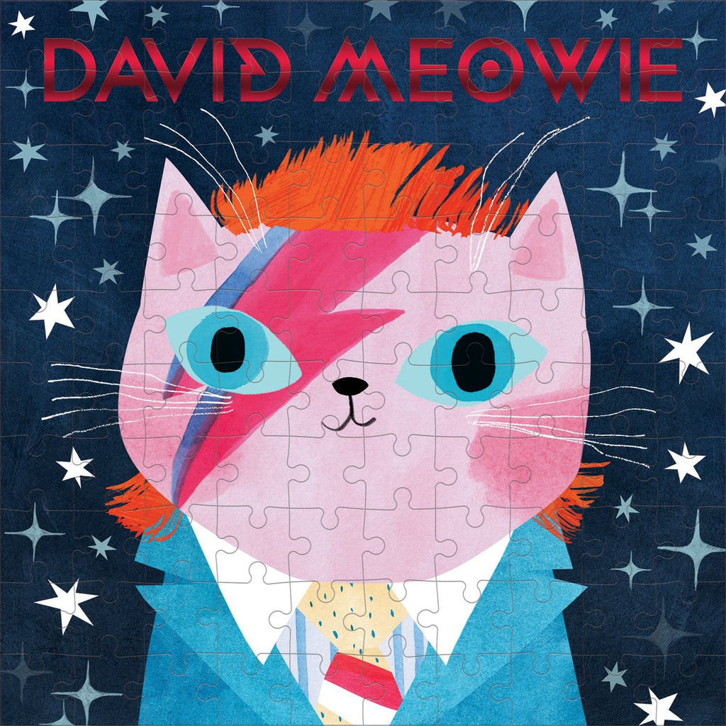 David Meowie Music Cats 100 Piece Puzzle - Mudpuppy