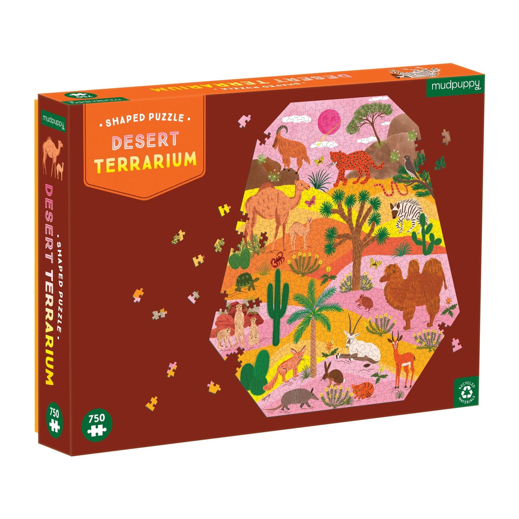 Desert Terrarium 750 Piece Shaped Puzzle - Mudpuppy