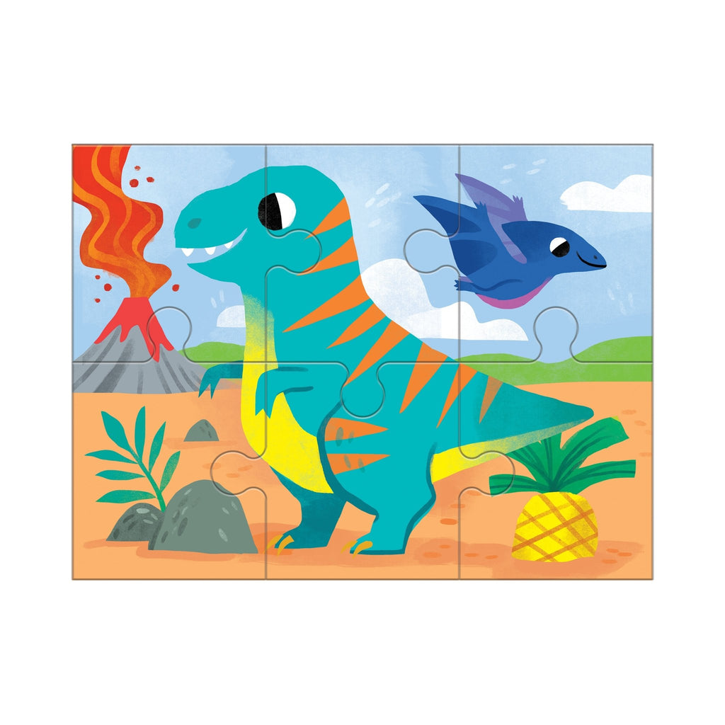 Dino Friends 4-in-a-Box Puzzle Set - Mudpuppy