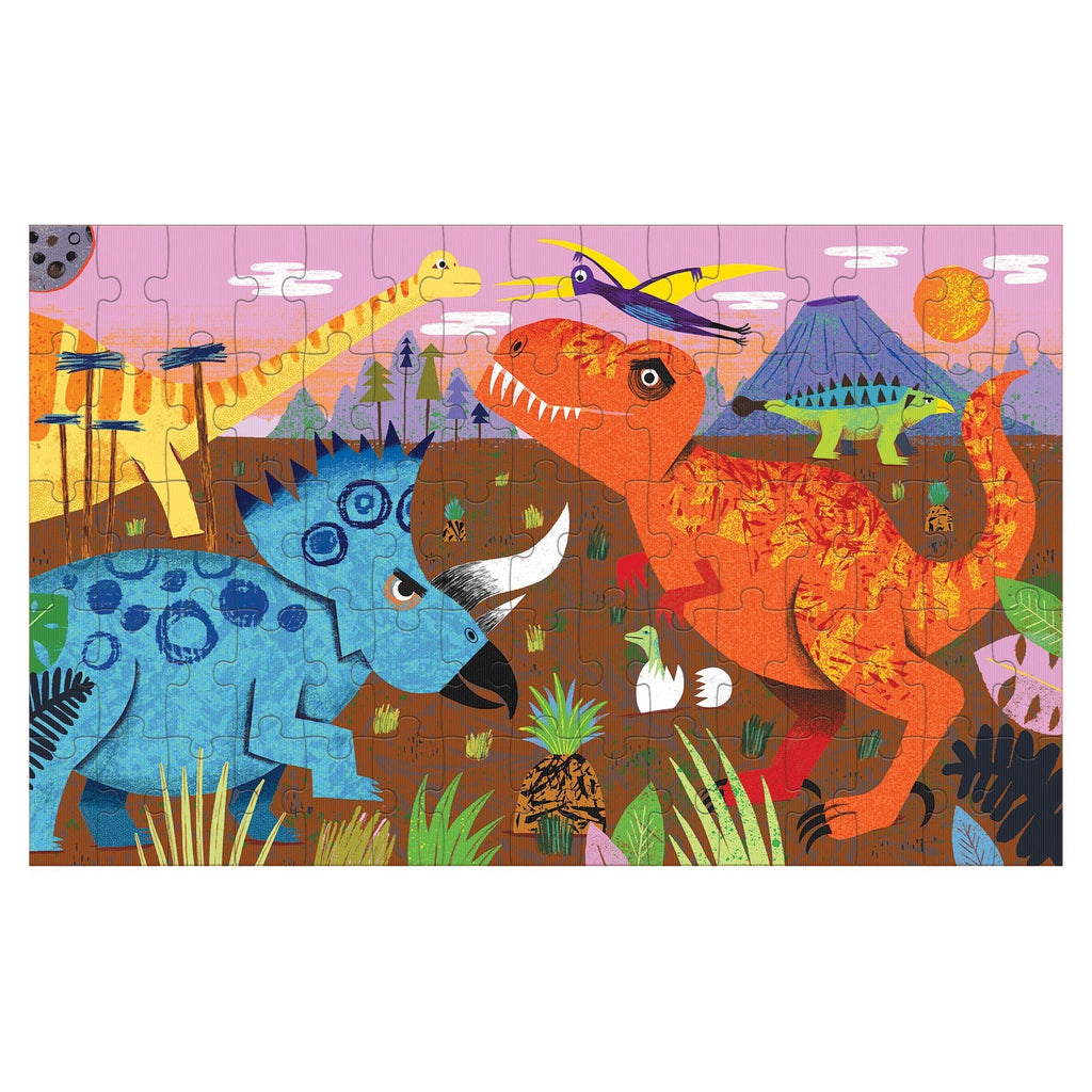 Dinosaur Roar 75 Piece Lenticular Puzzle - Mudpuppy