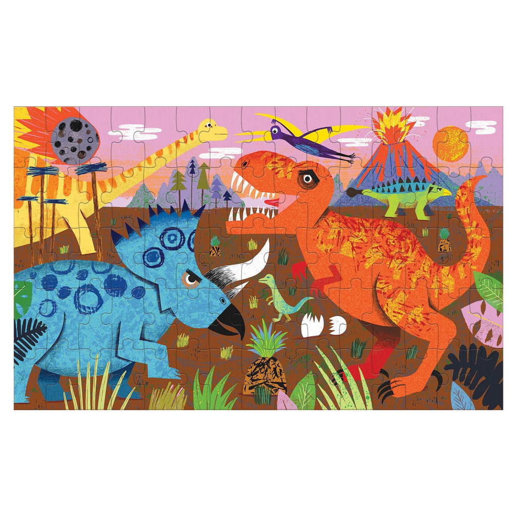 Dinosaur Roar 75 Piece Lenticular Puzzle - Mudpuppy