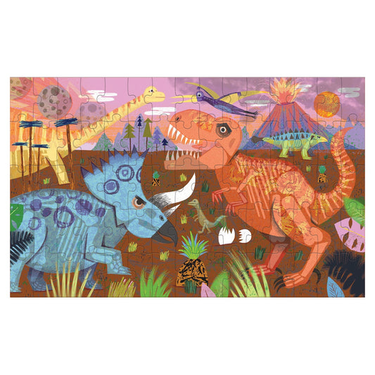 Dinosaur Roar 75 Piece Lenticular Puzzle - Mudpuppy