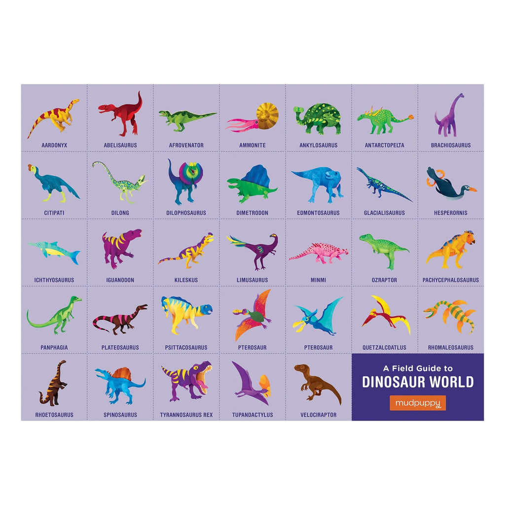 Dinosaur World Geography Puzzle - Mudpuppy