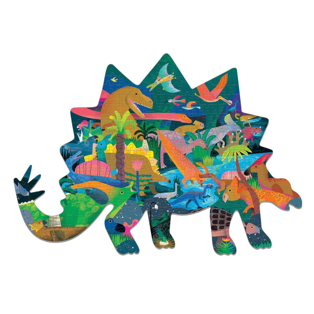 Dinosaurs 300 Piece Shaped Scene Puzzle - Mudpuppy