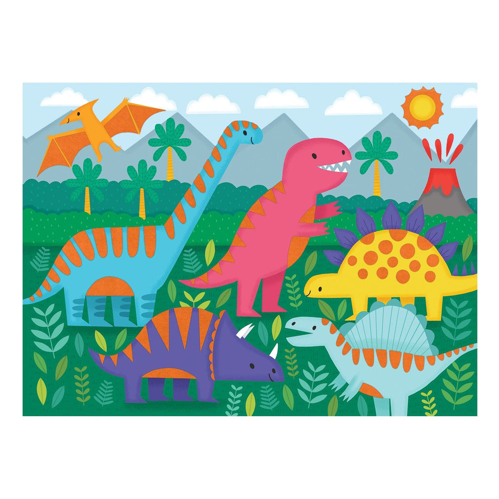 Dinosaurs Fuzzy Puzzle - Mudpuppy
