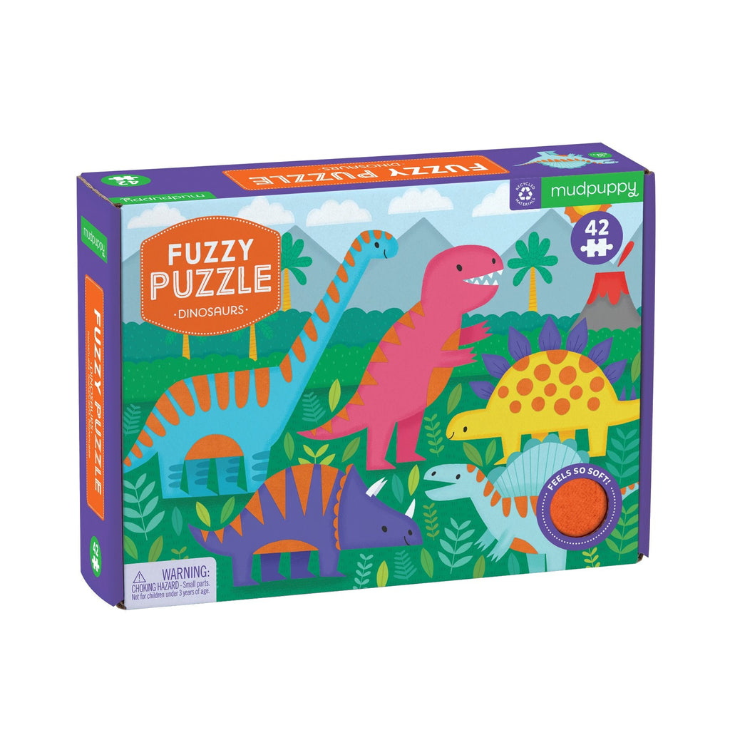 Dinosaurs Fuzzy Puzzle - Mudpuppy