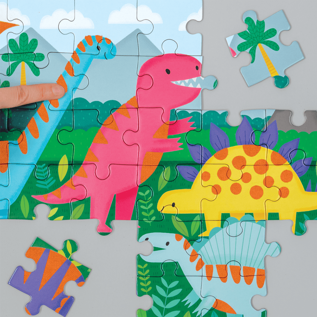 Dinosaurs Fuzzy Puzzle - Mudpuppy