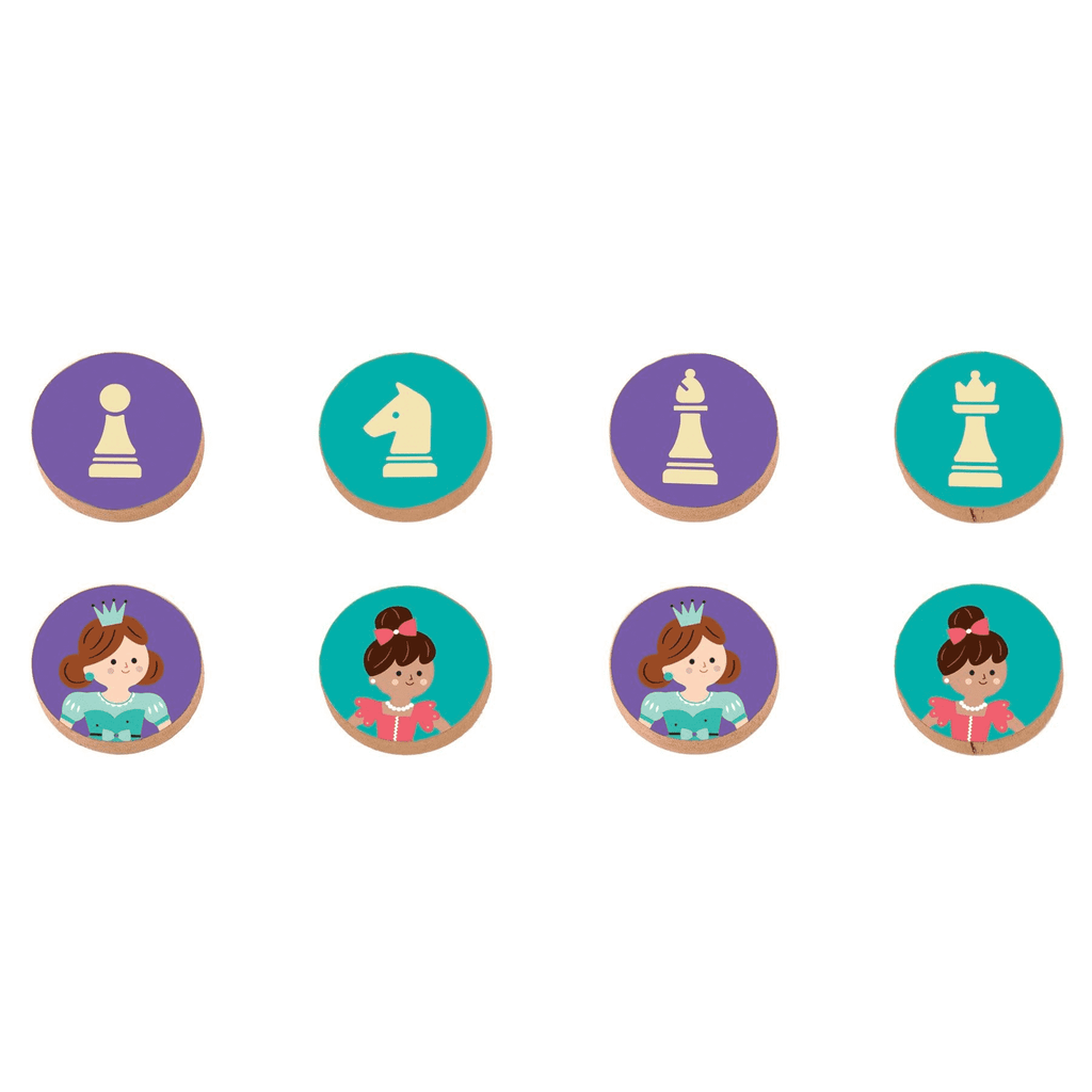 Enchanting Princess Chess and Checkers Chess and Checkers Mudpuppy 