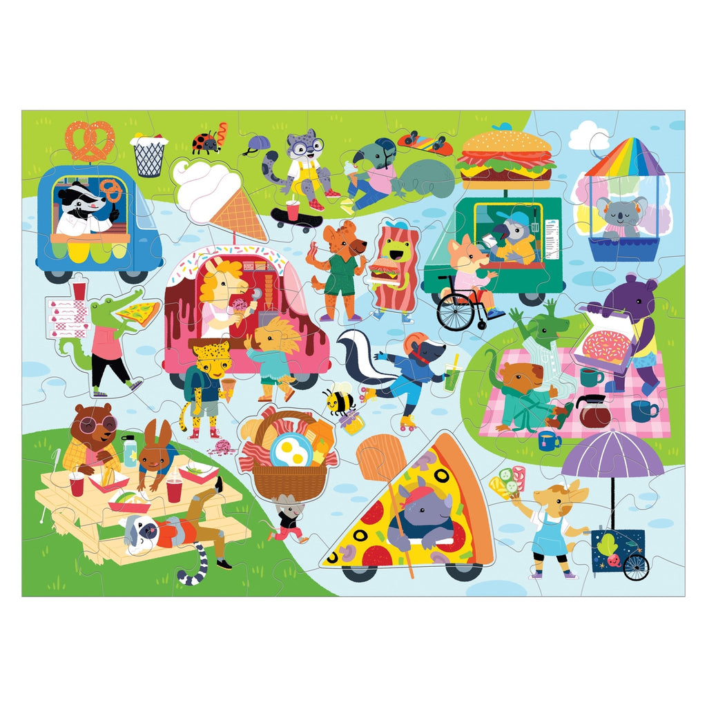 Food Festival 60 Piece Scratch and Sniff Puzzle - Mudpuppy