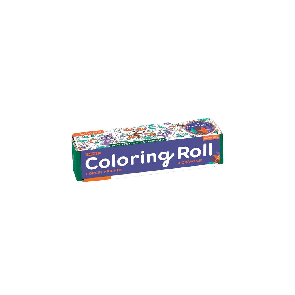 Forest Friends Mini Coloring Roll - Mudpuppy