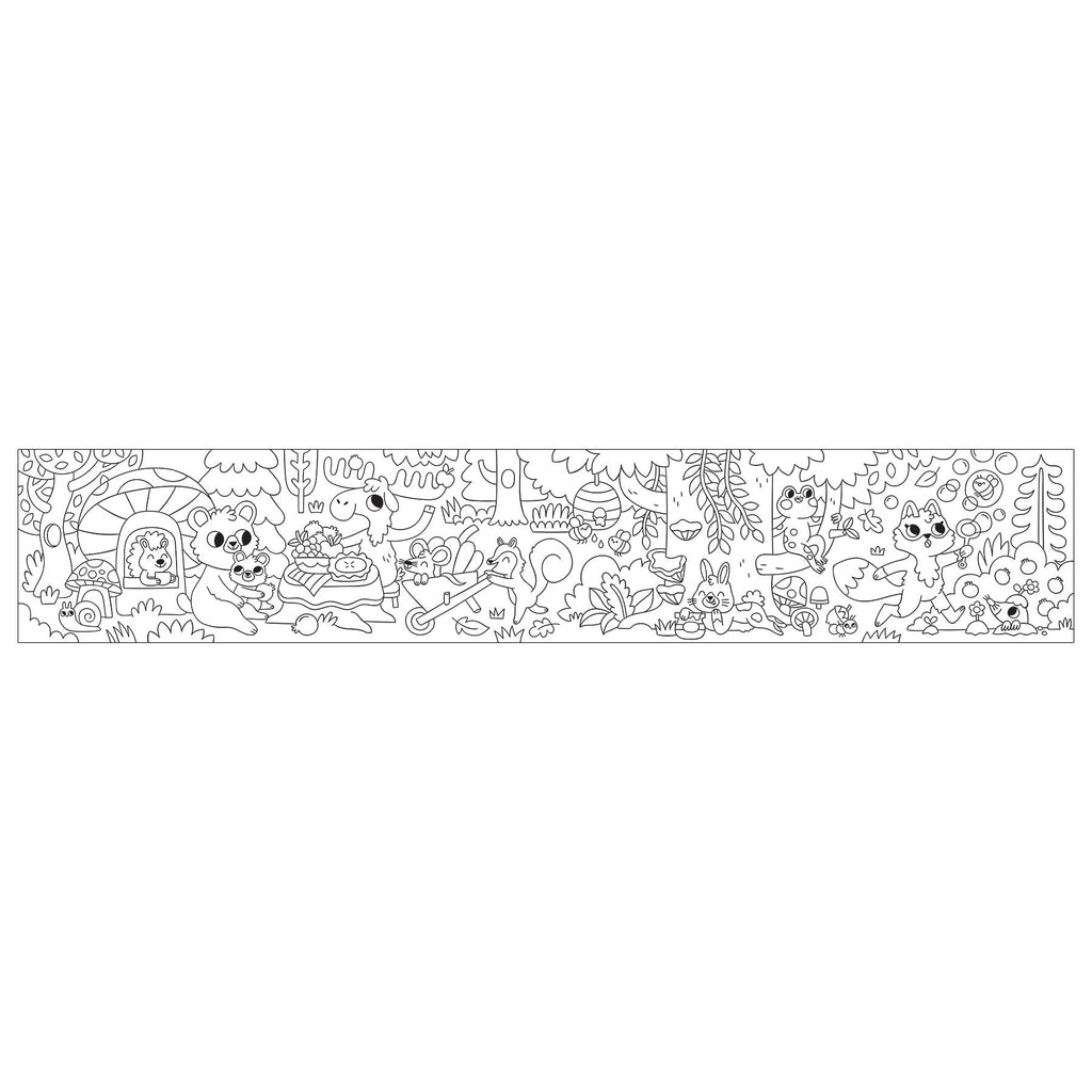 Forest Friends Mini Coloring Roll - Mudpuppy