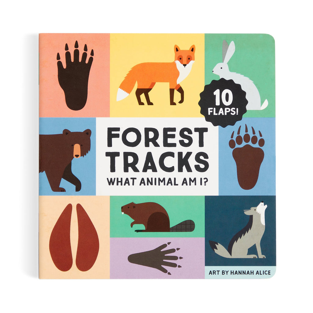 Forest Tracks: What Animal Am I? Lift-the-Flap Board Book - Mudpuppy