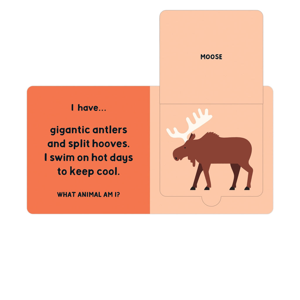 Forest Tracks: What Animal Am I? Lift-the-Flap Board Book - Mudpuppy