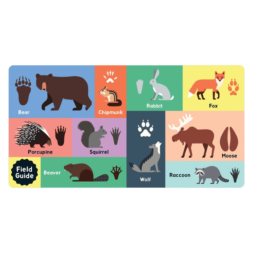 Forest Tracks: What Animal Am I? Lift-the-Flap Board Book - Mudpuppy