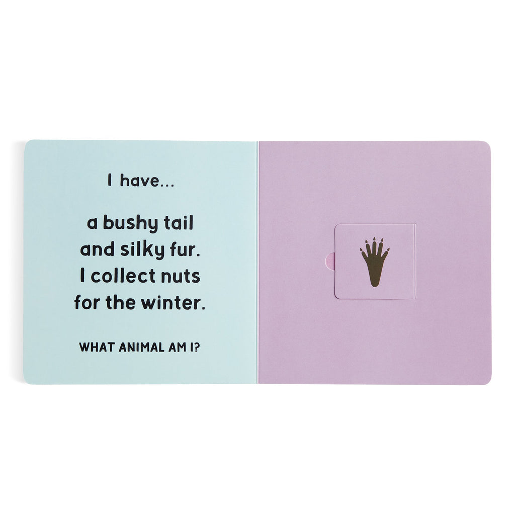 Forest Tracks: What Animal Am I? Lift-the-Flap Board Book - Mudpuppy