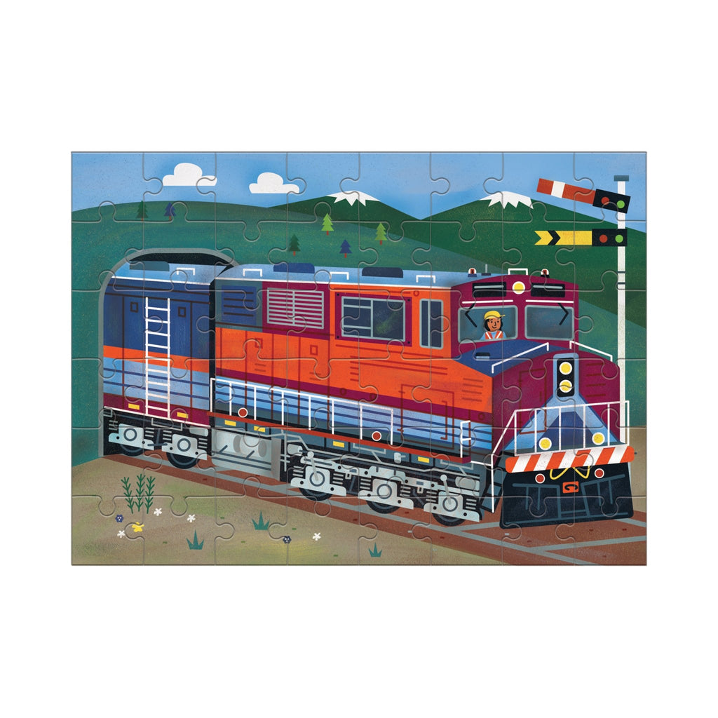 Freight Train 48 Piece Mini Puzzle - Mudpuppy