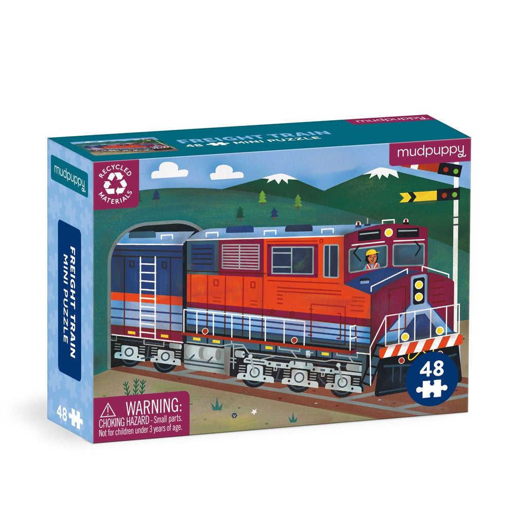 Freight Train 48 Piece Mini Puzzle - Mudpuppy