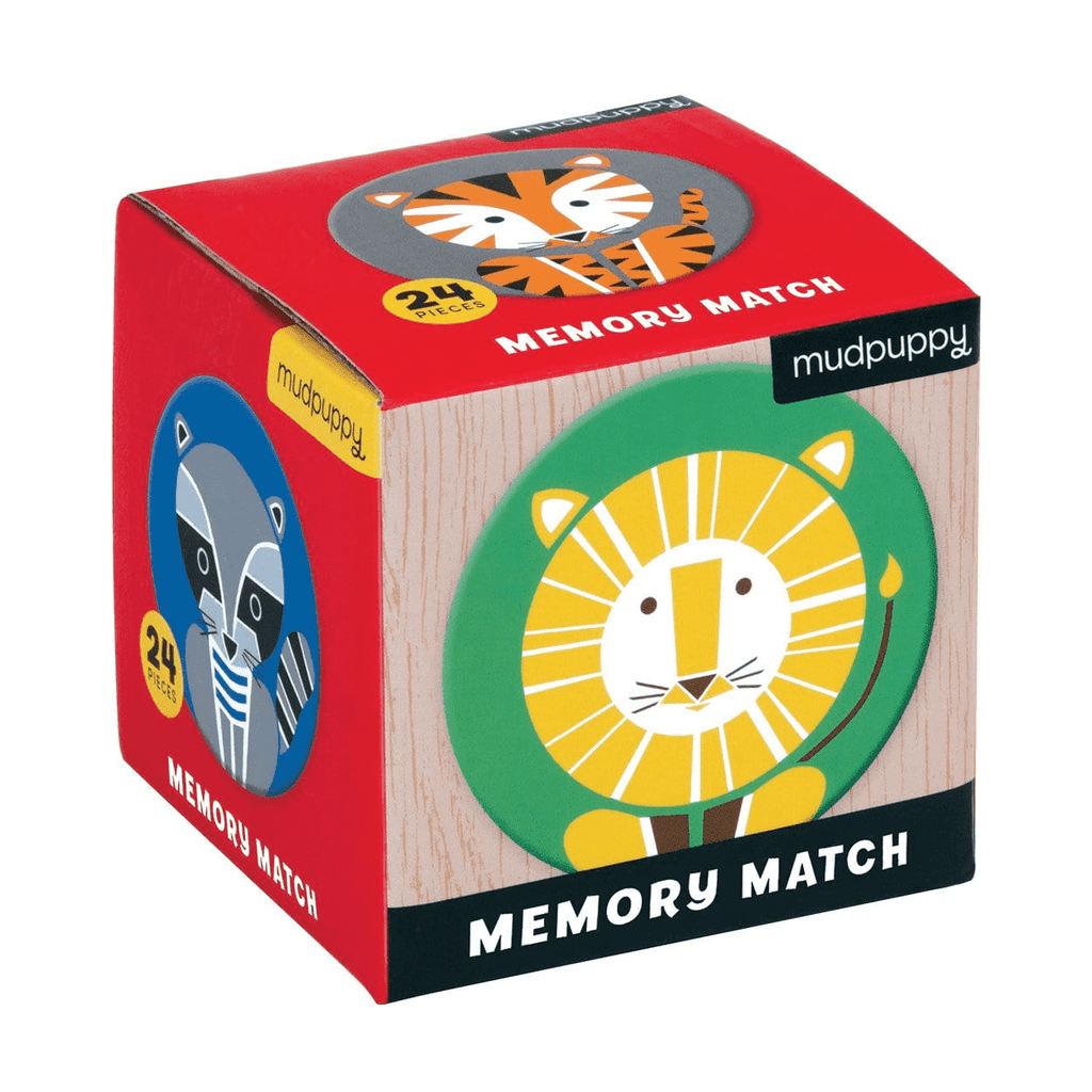 Geometric Animals Mini Memory Match Game - Mudpuppy