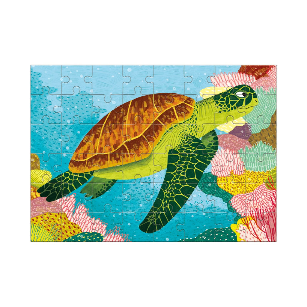 Green Sea Turtle Mini Puzzle - Mudpuppy