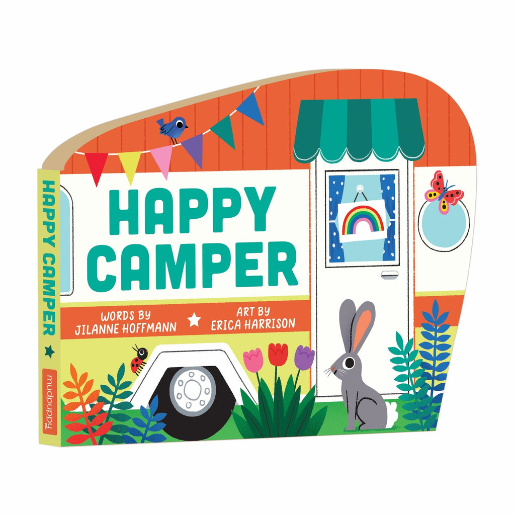 Happy Camper Shaped Board Book - Mudpuppy