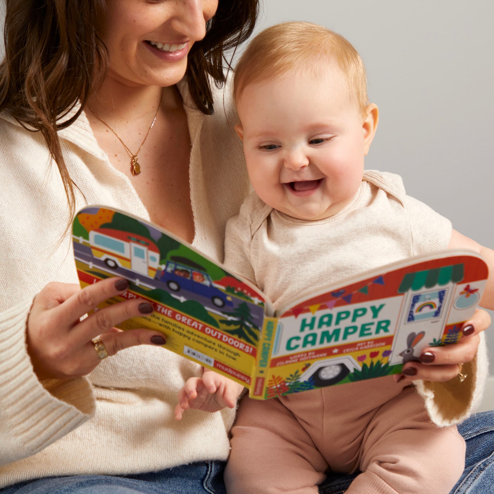 book your camper Happy Camper Shaped Board Book