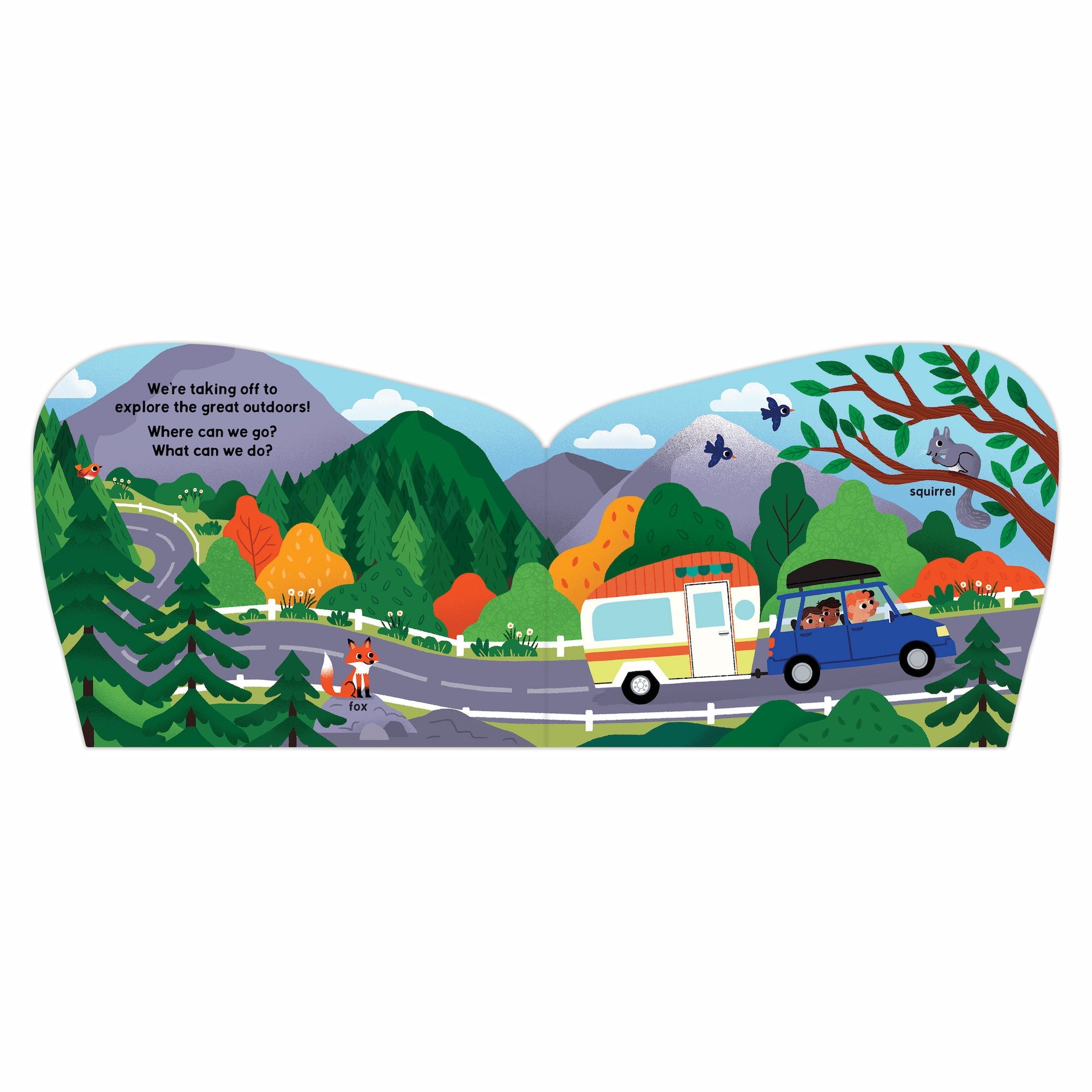 camper board Happy Camper Shaped Board Book
