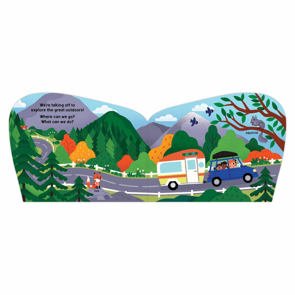 Happy Camper Shaped Board Book - Mudpuppy