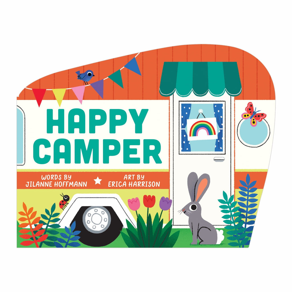 Happy Camper Shaped Board Book - Mudpuppy