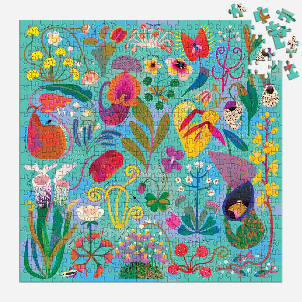 Hungry Plants 500 Piece Family Puzzle - Mudpuppy