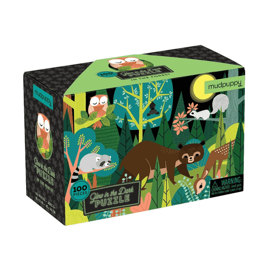 In The Forest Glow In The Dark Puzzle - Mudpuppy