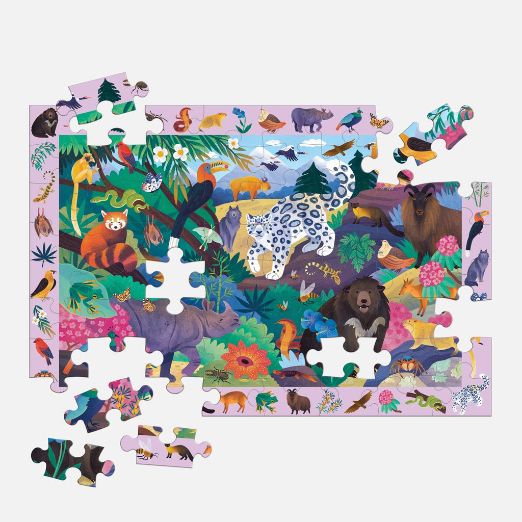 In the Mountains 64 Piece Search & Find Puzzle - Mudpuppy