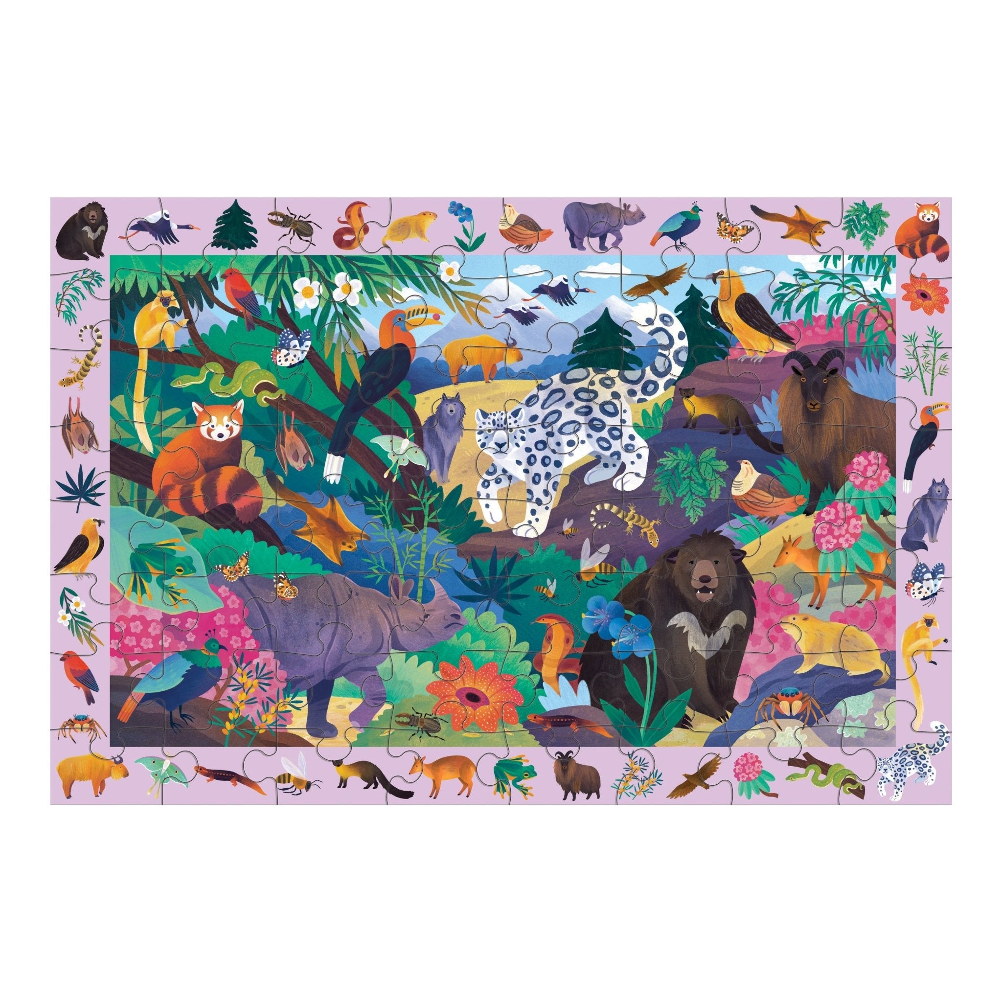 In the Mountains 64 Piece Search & Find Puzzle - Mudpuppy