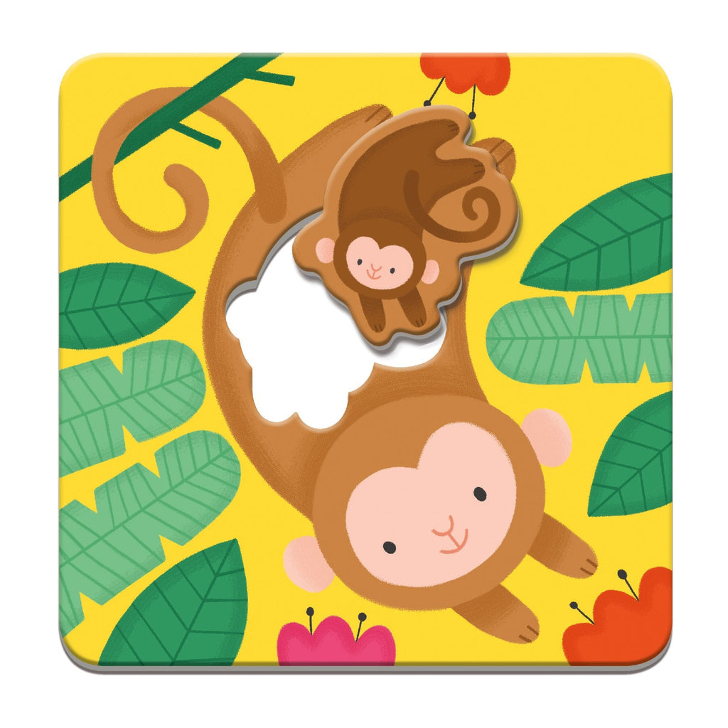 Jungle Babies I Love You Match-Up Puzzles - Mudpuppy