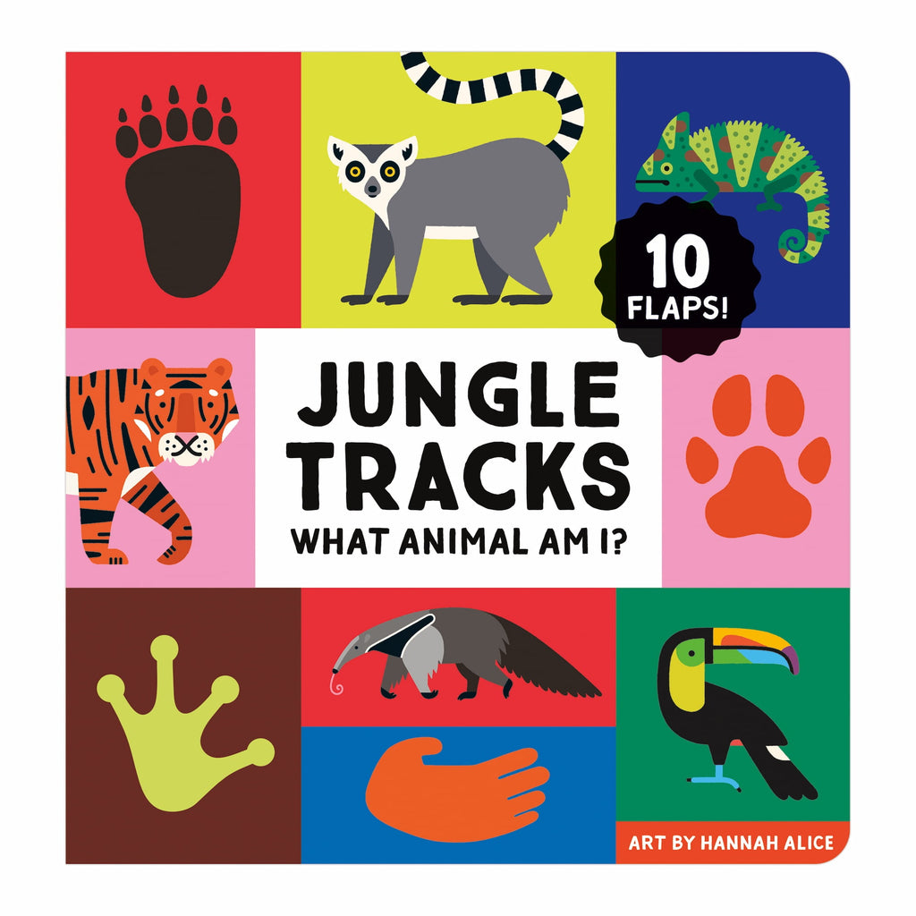 Jungle Tracks Lift-the-Flap Board Book - Mudpuppy