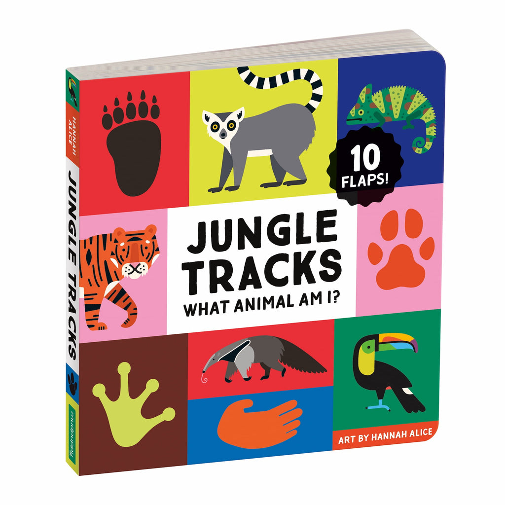 Jungle Tracks Lift-the-Flap Board Book - Mudpuppy