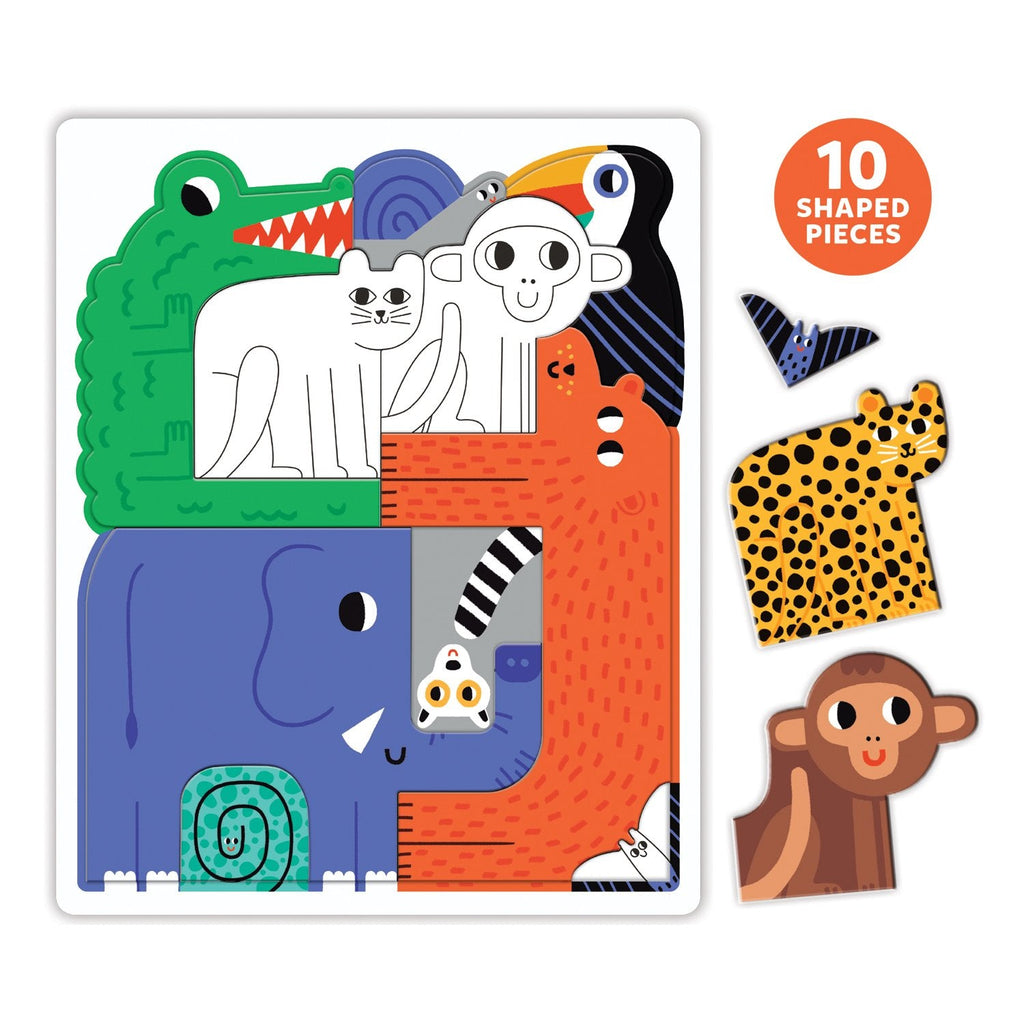Jungle We Go Together Puzzle - Mudpuppy