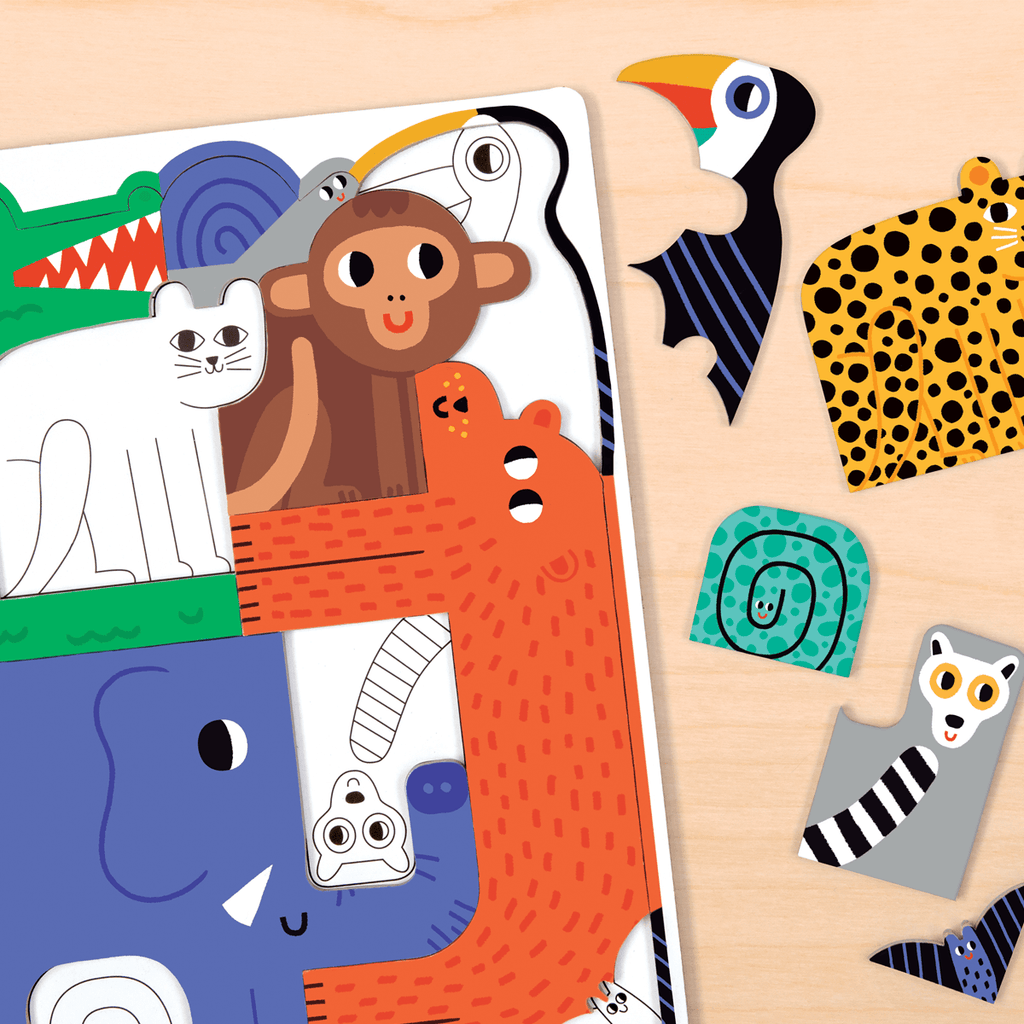 Jungle We Go Together Puzzle - Mudpuppy