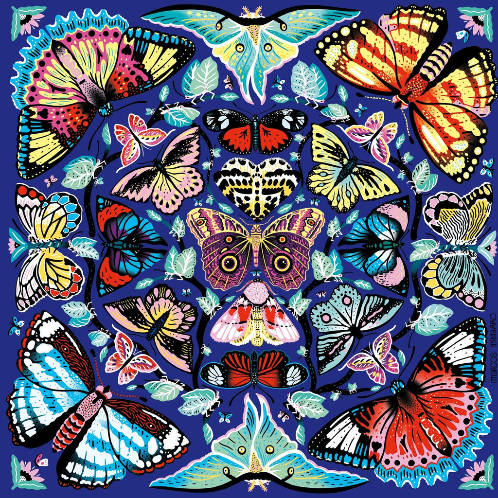Kaleido-Butterflies 500 Piece Family Puzzle - Mudpuppy
