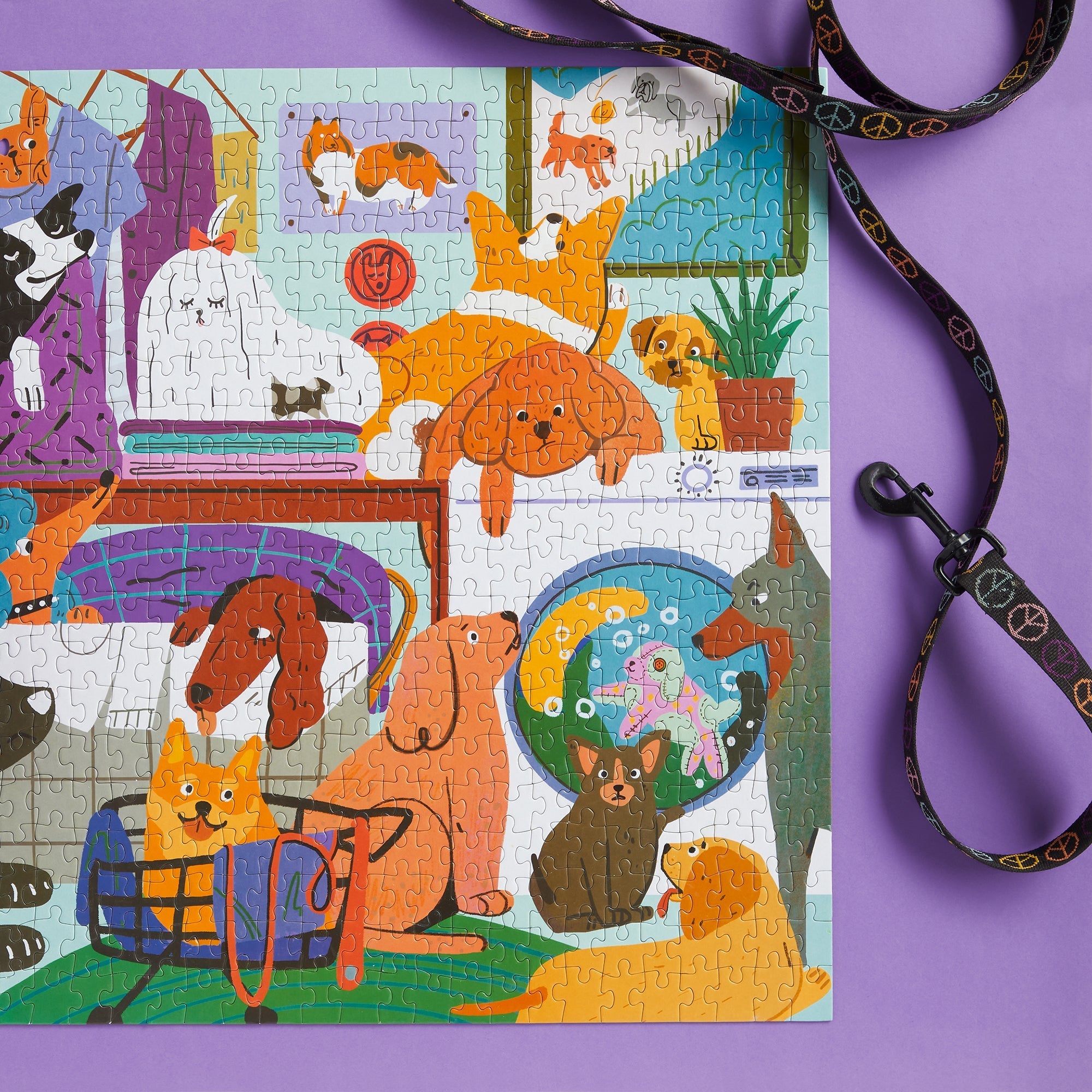 Laundry Dogs 500 Piece Puzzle – Mudpuppy