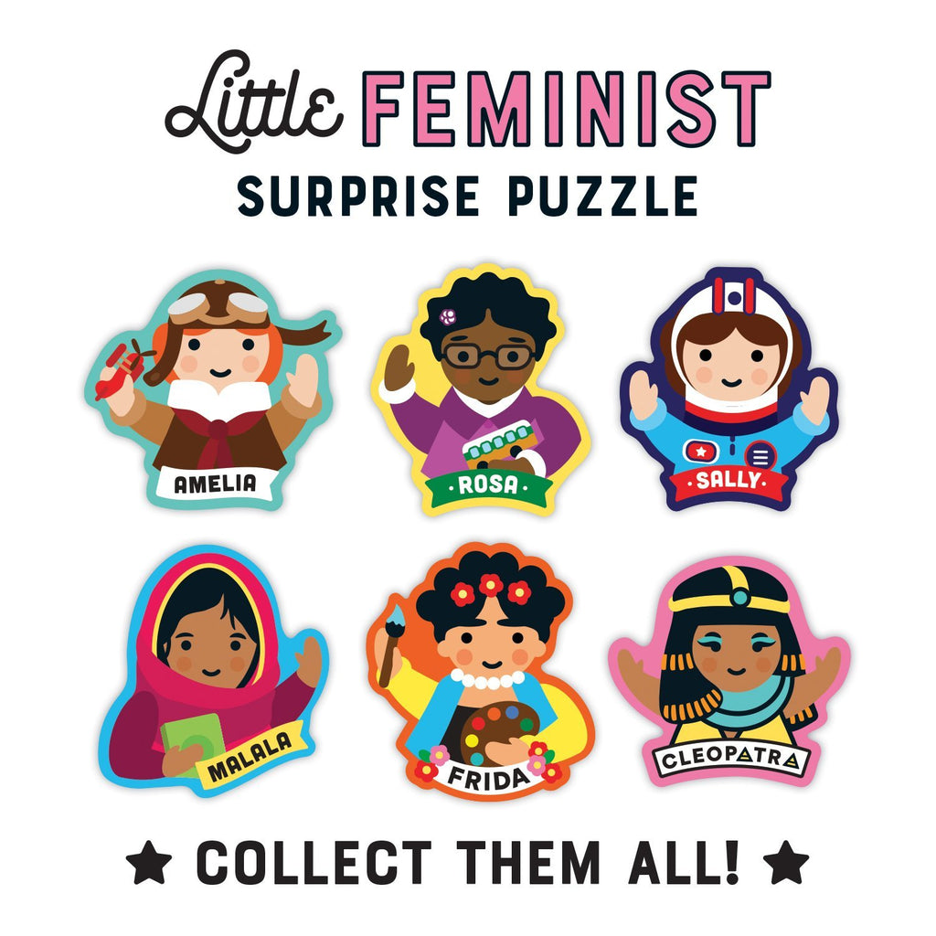 Little Feminist Surprise Puzzle Surprise Puzzles Mudpuppy 